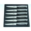 CCN-36881 H&R SERRATED STAINLESS STEAK(6PC [Hen & Rooster Int'l • Kitchen Sets]