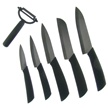 CCN-SU13011 HRI 6PC BLACK CERAMIC SET [Hen & Rooster Int'l • Kitchen Sets]