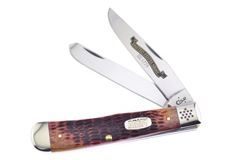 4.125" Case Burnt Walnut Army Trapper