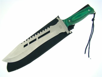 Combat Dagger Green Pakawd w/Sheath 16"