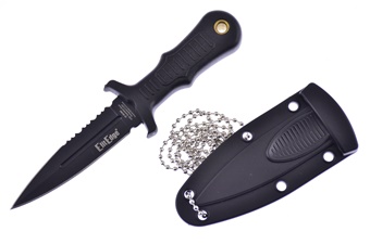 5" Elite Black Neck Knife