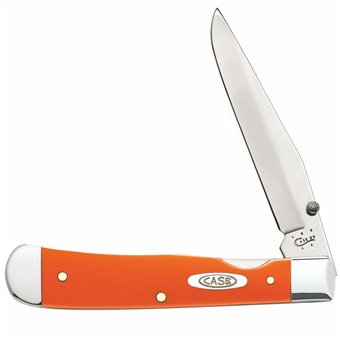 4.125" Case Orange Synthetic Trapperlock