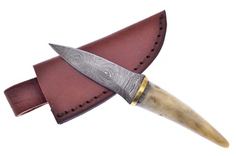 4.5"Overall Deer Stag Dm Blade   Sheath