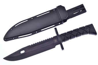 Show Sample Black Rubber Bowie (1pc)