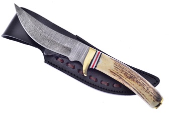 Closeout Damascus Stag Skinner (1pc)