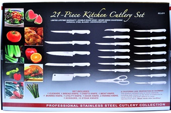 21pc White Abs Kitchen Set (1pc)