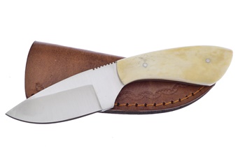 Closeout White Smoothbone Full Tang Hunter(1pc)