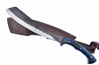 Closeout Blue Wood Machete - Box Dmg(1