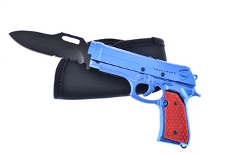 Show Sample Blue Pistol Snapshot (1pc)