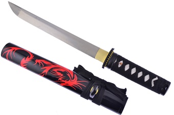 Red Dragon Samurai Tanto (1pc)