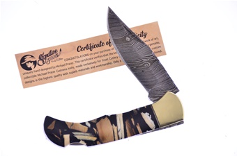 Michael Prater Mammoth Chunk Damascus (1pc