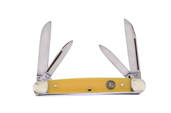 Closeout Hen + Rooster 4-Blade Yellow Congress(1