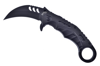 Closeout Black Abs Assisted Open Karambit (1