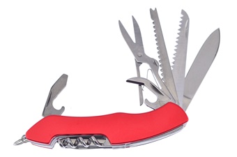 Show Sample Red Aluminum Multi Tool (1pc)