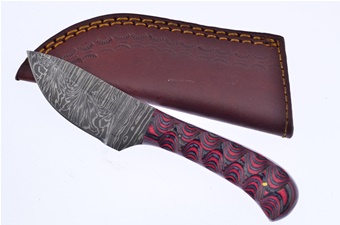 6" Damascus Skinner