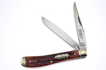 3.875" Chestnut Bone Dogleg Trapper