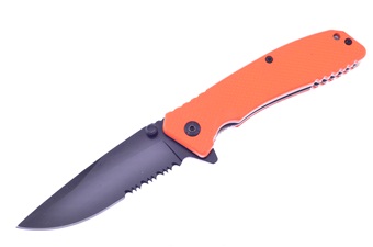 4.5" Orange Tactical Knife