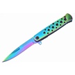 CCN-01608 - Closeout Rainbow Titanium Italian Stiletto (1p