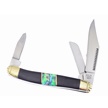 CCN-03358 - Show Sample Cape Buffalo Horn/Abalone Wrangler (1pc)