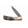 CCN-06513 - Damascus Stag Lockback (1pc)