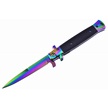 CCN-06587 - Show Sample G-10/Rainbow Titanium Stiletto (1pc)