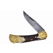 CCN-08385 - Show Sample Damascus Stag Lockback (1pc)