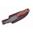 CCN-08424 - Coral Wood Damascus Skinner (1pc)