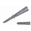 CCN-08885 - Show Sample Silver Dragon Butterfly Knife (1pc)