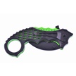 CCN-09346 - Closeout Green/Black Karambit Tactical (1pc)