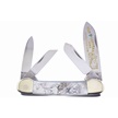 CCN-109537 - Pearl Fighting Rooster 4-Blade Canoe (1pc)